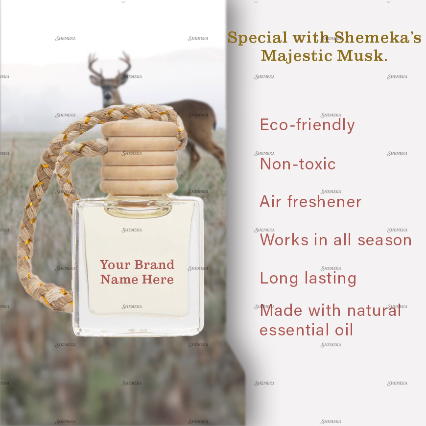 Car Air Freshener Perfume Pods OEM, Third Party Manufacturing, & Private/White Label Majestic Musk