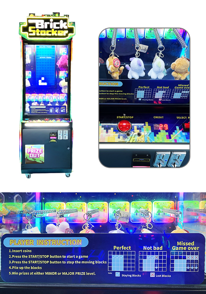 Brick Stacker Redemption Game