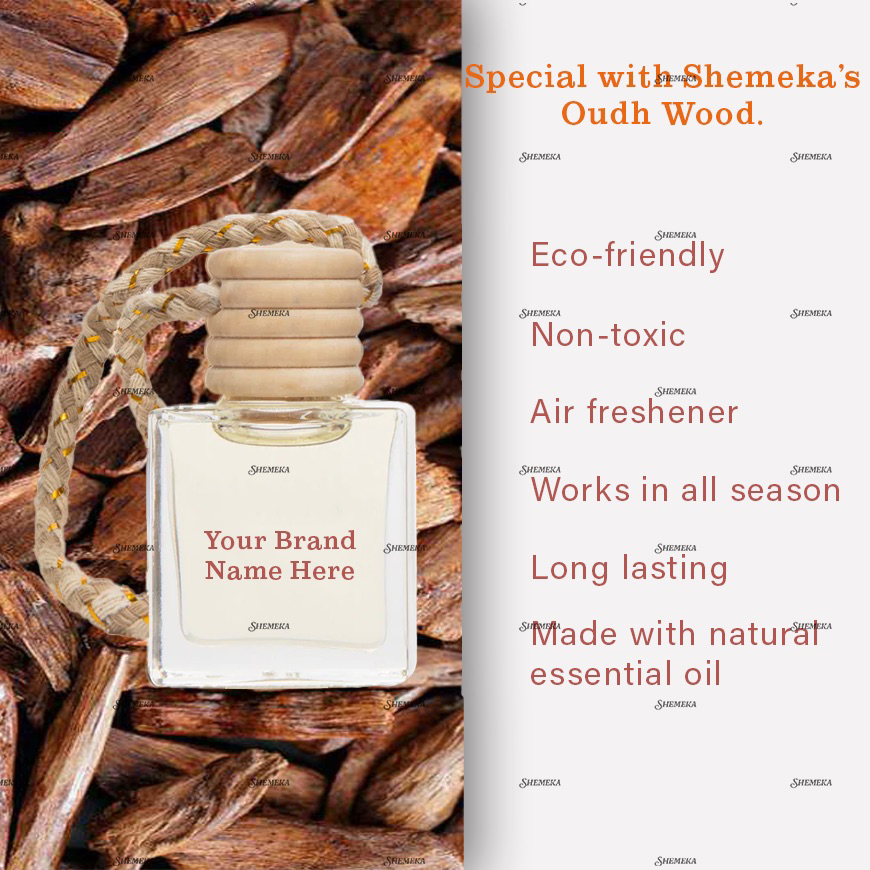 Car Air Freshener Perfume Pods OEM, Third Party Manufacturing, & Private/White Label Oudh Wood