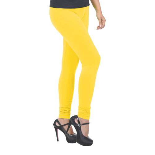 Ladies Melvinna Ankle Length Yellow Leggings