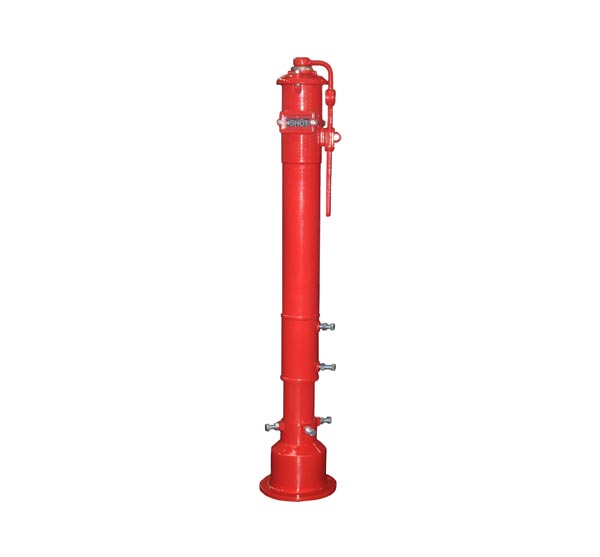 Post Indicator Valves - Color: Red