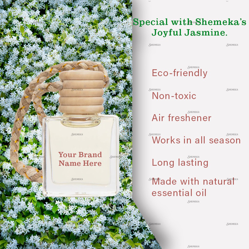 Car Air Freshener Perfume Pods OEM, Third Party Manufacturing, & Private/White Label Joyful Jasmine