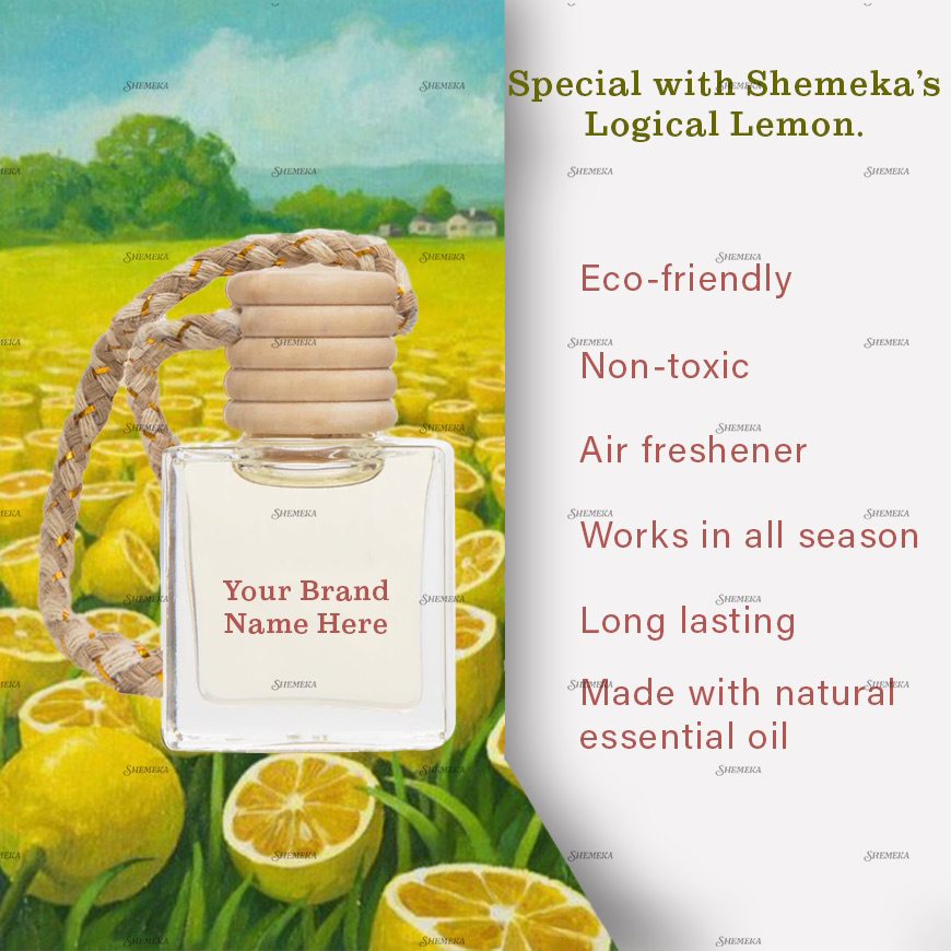 Car Air Freshener Perfume Pods OEM, Third Party Manufacturing, & Private/White Label Logical Lemon