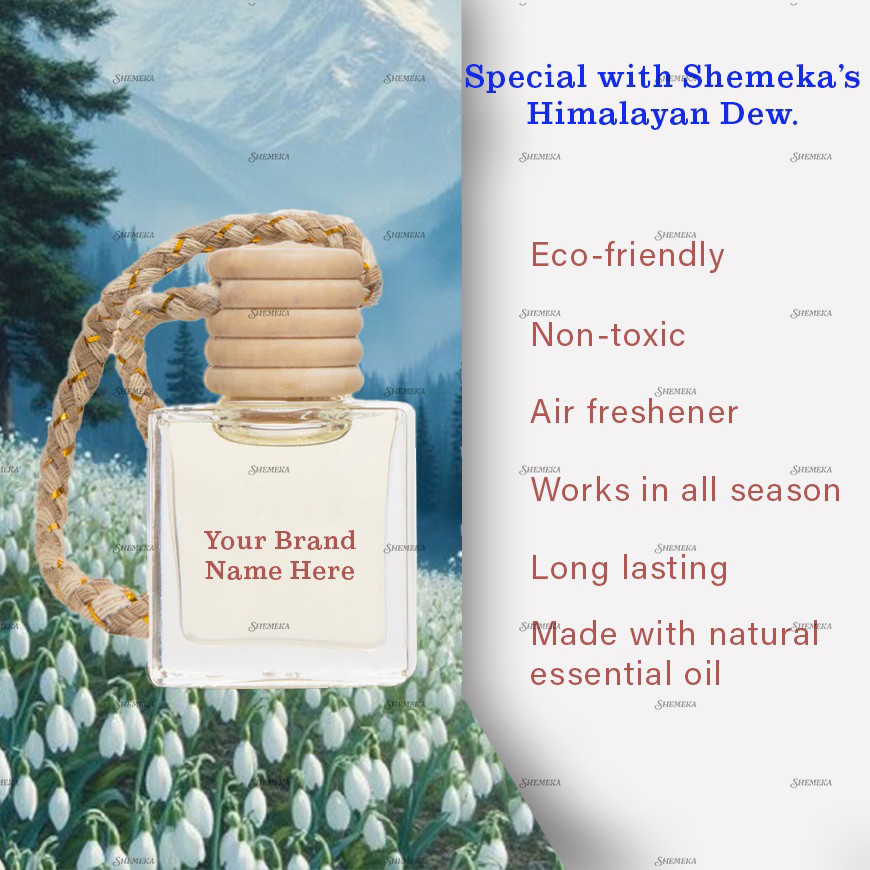 Car Air Freshener Perfume Pods OEM, Third Party Manufacturing, & Private/White Label Himalayan Dew