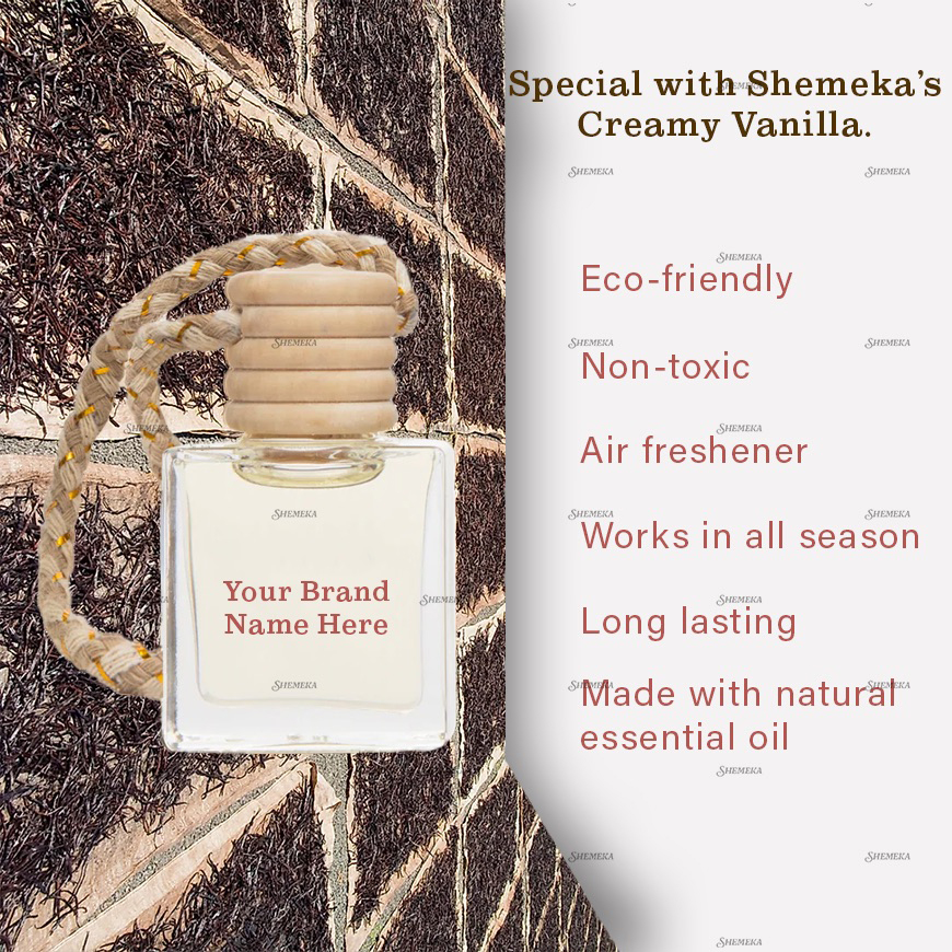 Car Air Freshener Perfume Pods OEM, Third Party Manufacturing, & Private/White Label Creamy Vanilla