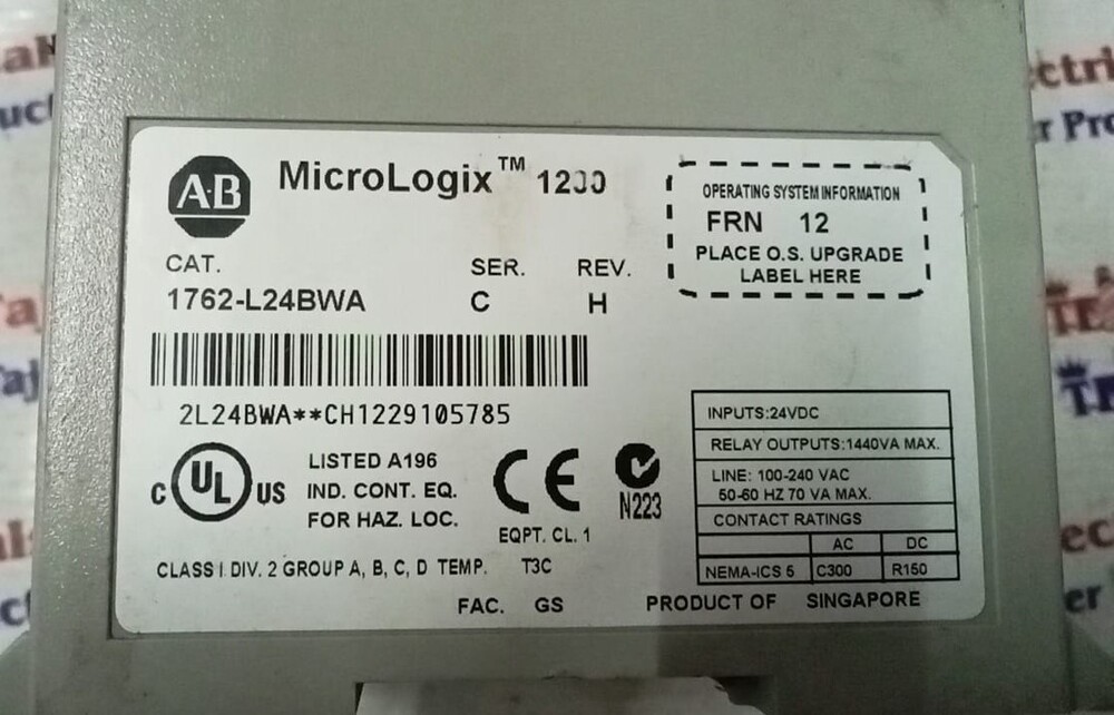 Fiber Allen Bradely 1762-l24bwa