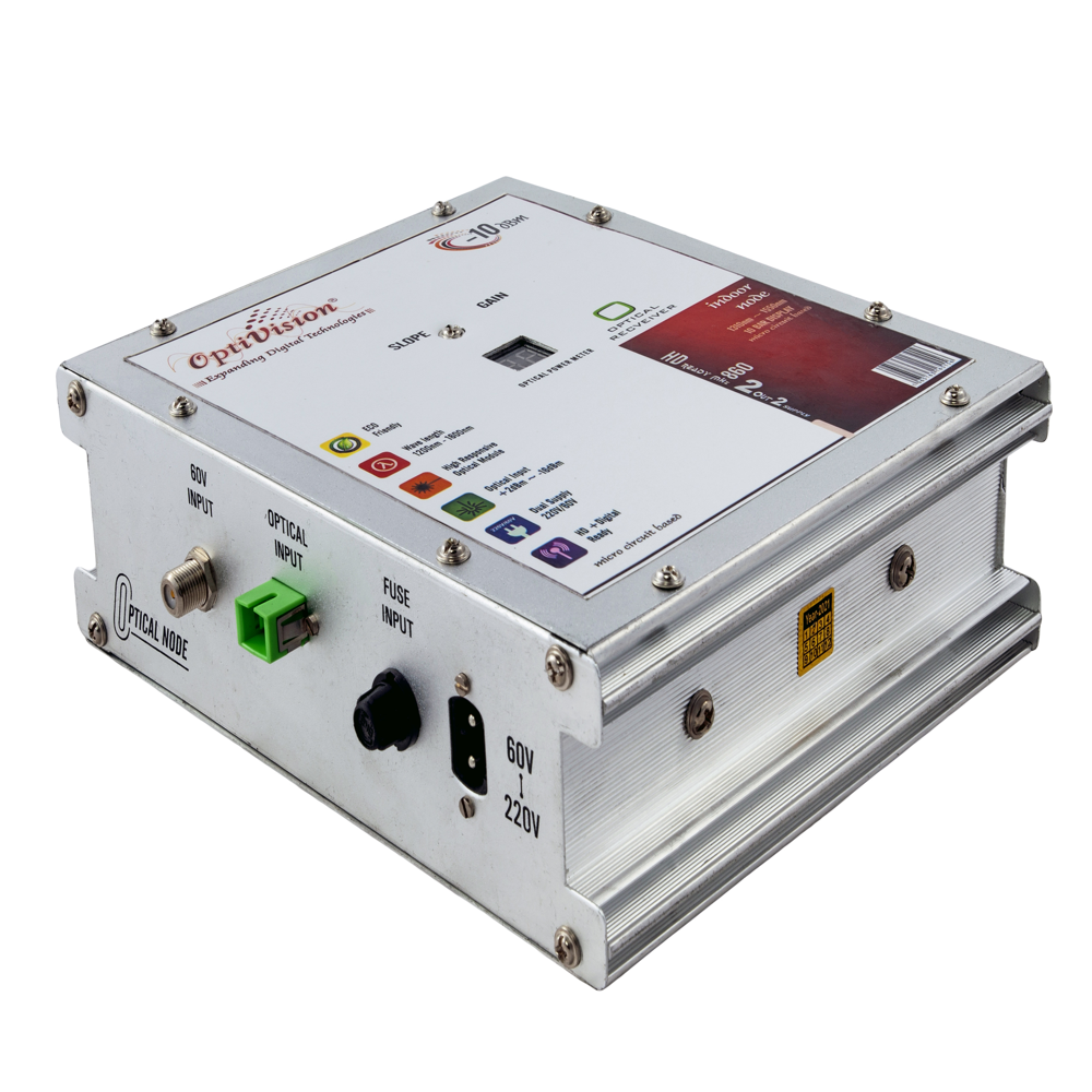 Agc Node - High-grade Aluminium, Wavelength Range 1260 Nm To 1650 Nm , Integrated 10 Bar Display, High-sensitivity Optical Receiver