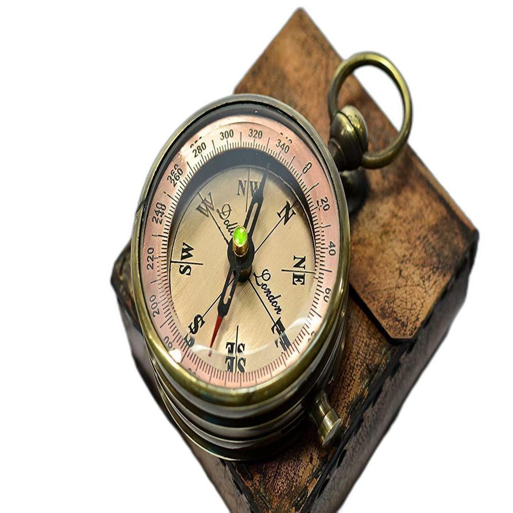 Nautical Compass - Color: Brown Antique