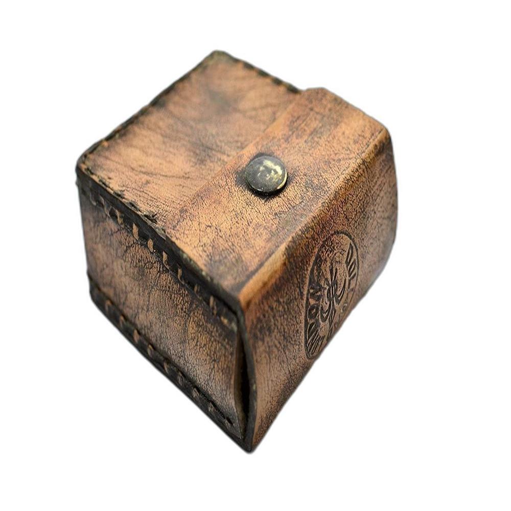 Nautical Brass Dollond Copper Compass - Color: Brown Antique