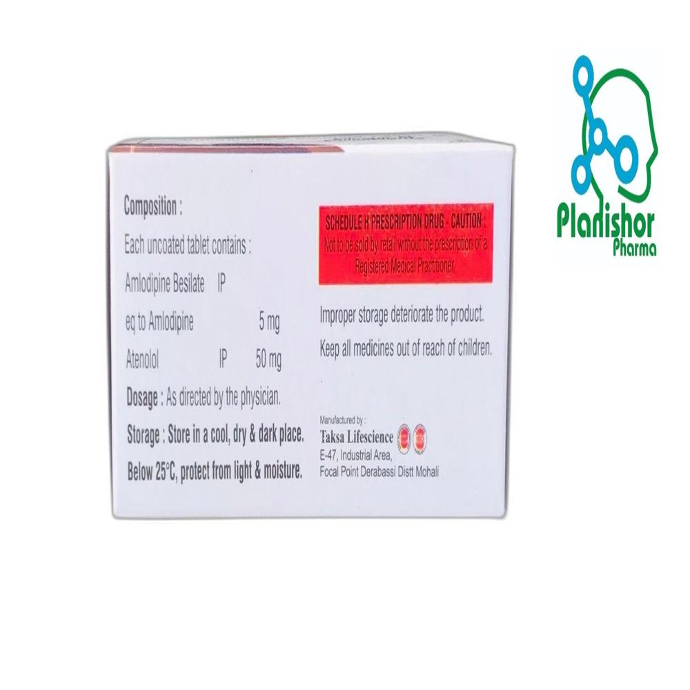 Amlodipine 5 Mg+atenelol 5mg - Drug Type: General Medicines