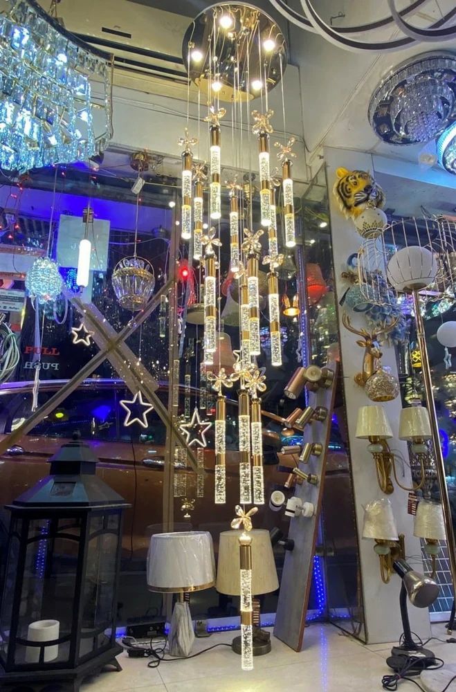 TWINKLE DOUBLE HEIGHT MODERN SMART LED CHANDELIER