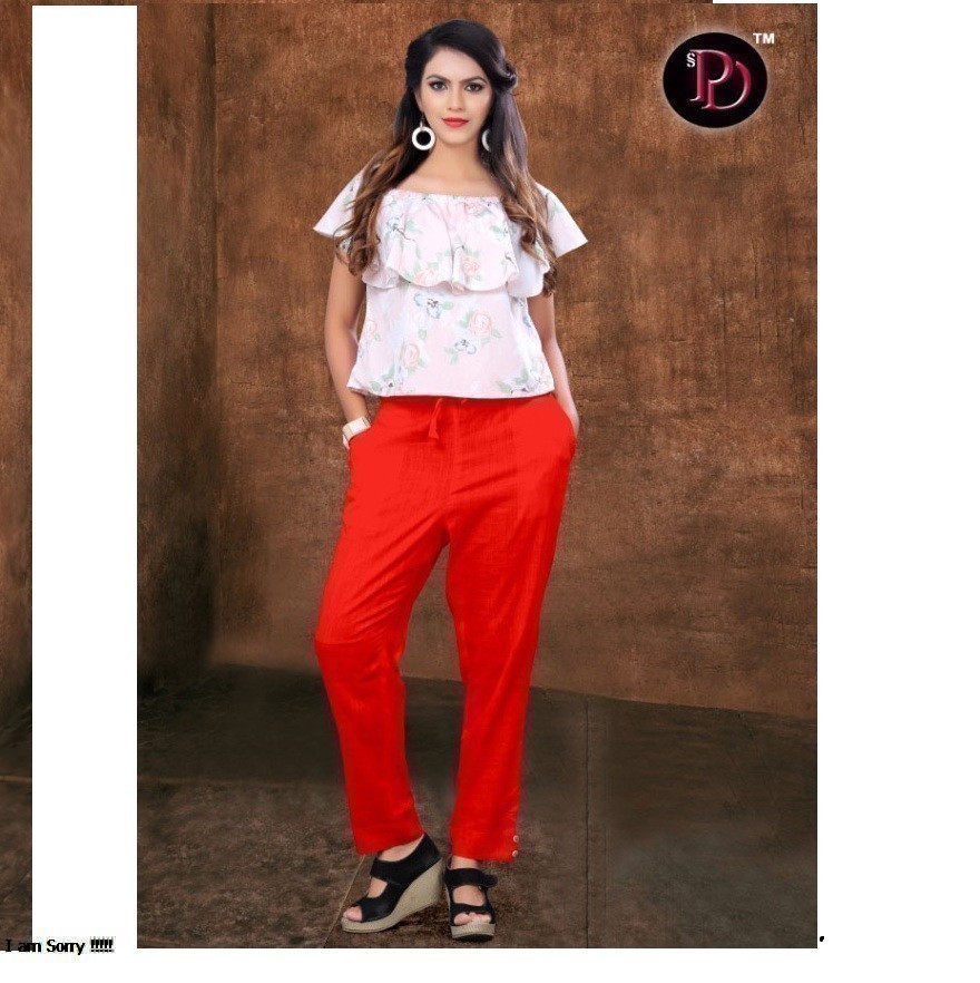 Cottom Pant With Pocket