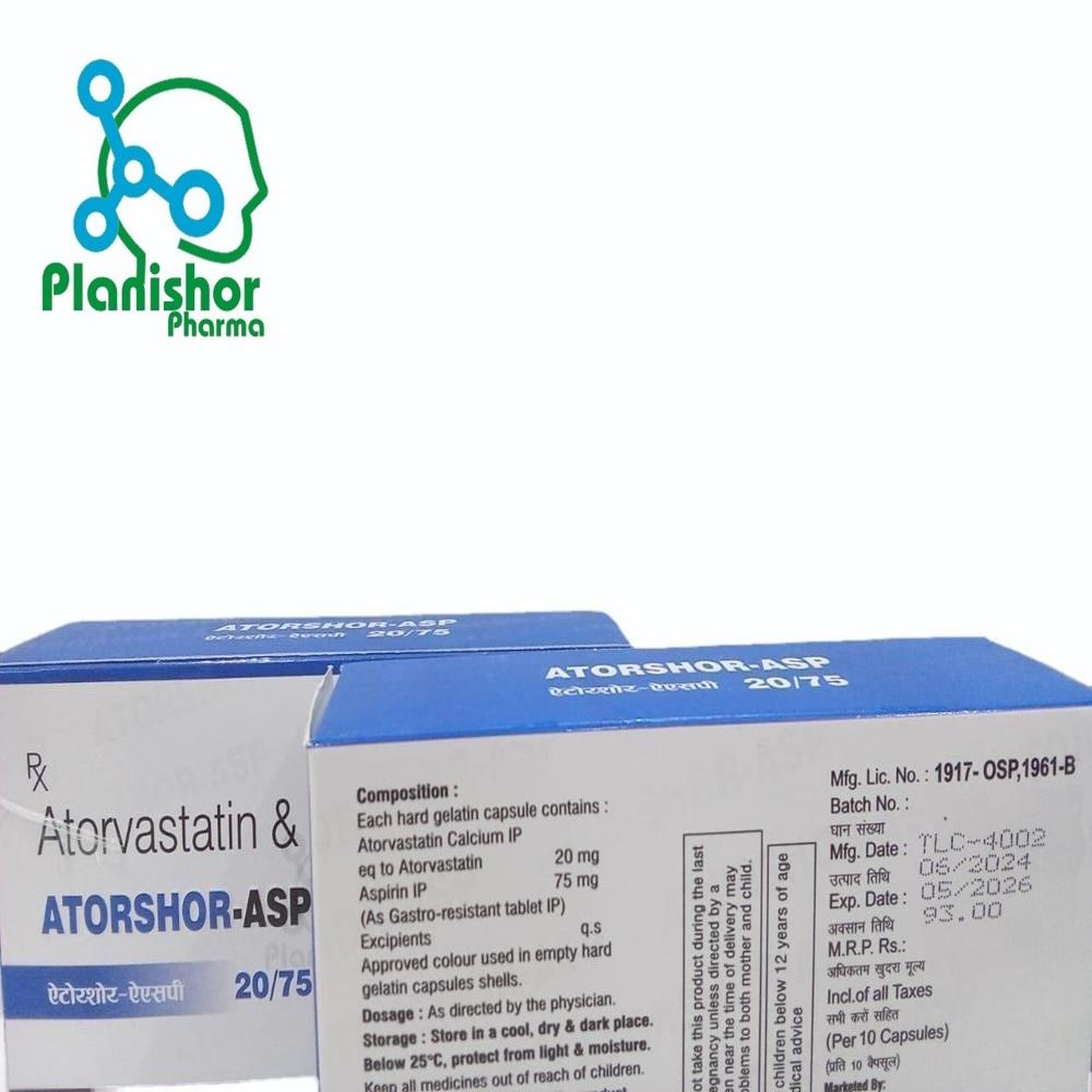 Atov-astatin 20+aspi-rin 75 - Drug Type: General Medicines