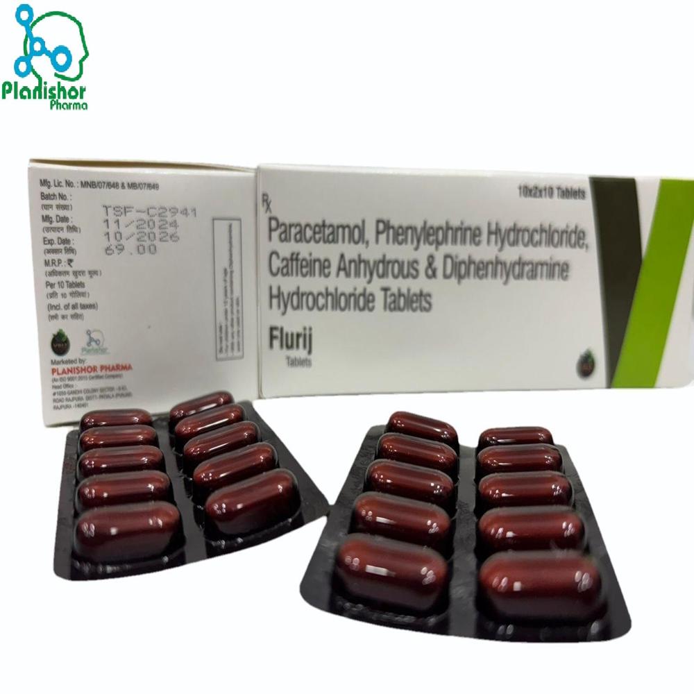 Paracetamol 500mg+phenylephrine 5mg+caffiene+diphenhydramine - Drug Type: General Medicines