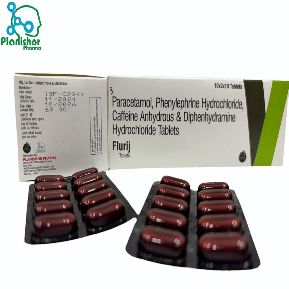 Paracetamol 500mg+phenylephrine 5mg+caffiene+diphenhydramine - Drug Type: General Medicines
