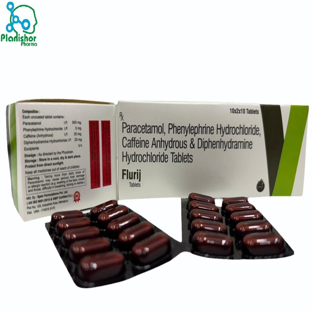 Paracetamol 500mg+phenylephrine 5mg+caffiene+diphenhydramine - Drug Type: General Medicines