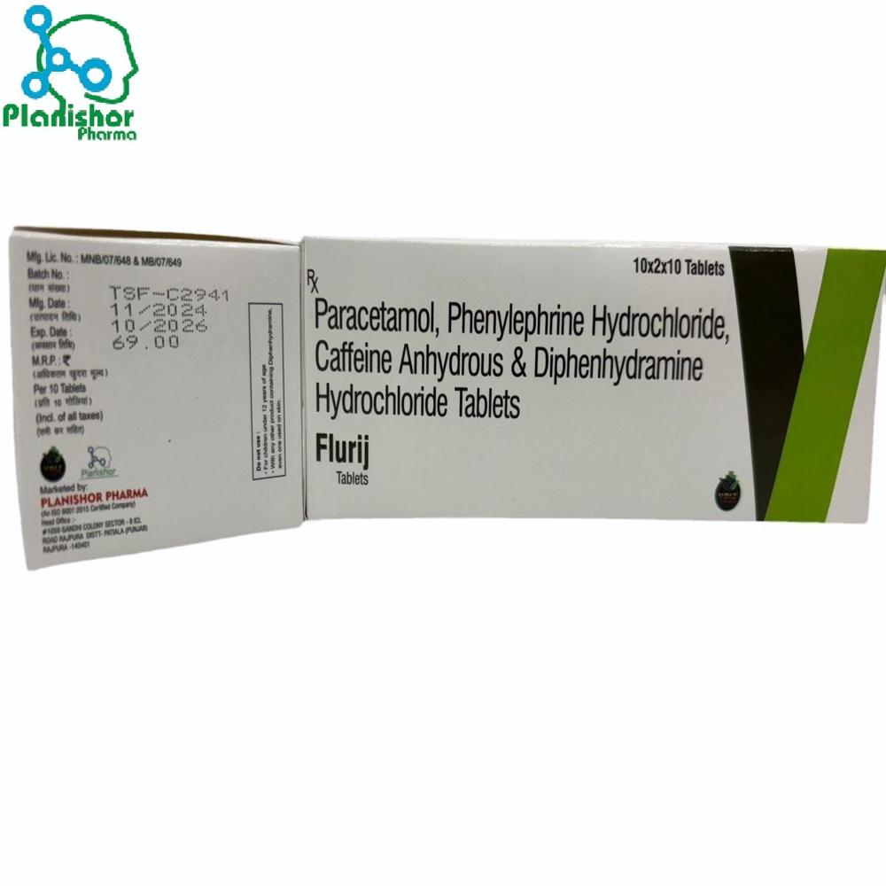 Paracetamol 500mg+phenylephrine 5mg+caffiene+diphenhydramine - Drug Type: General Medicines