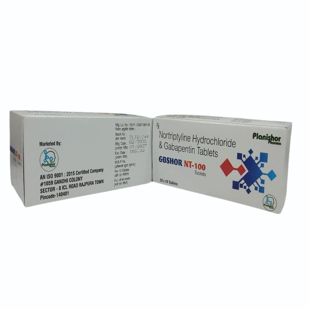 Gabapentin 100+nortryptiline 10 Mg - Drug Type: General Medicines