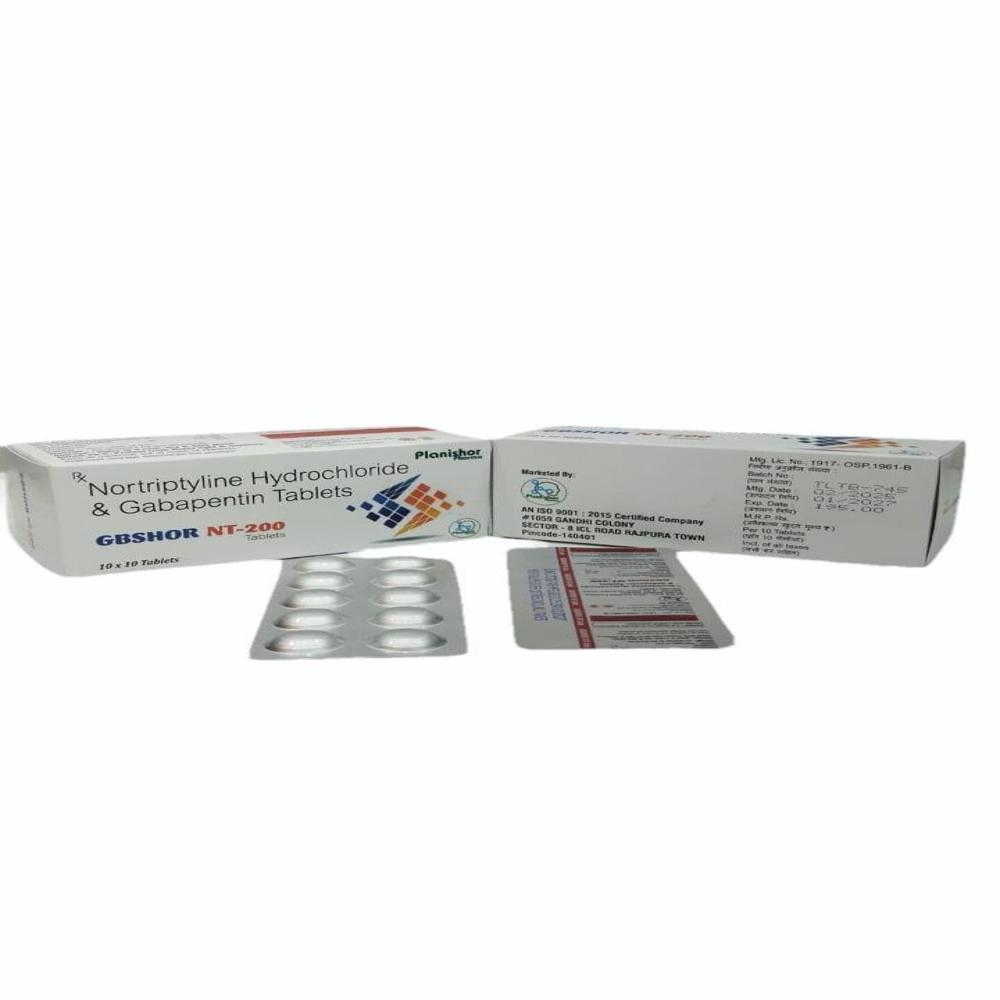 Gabapentin 200Mg+Nortryptiline 10 - Drug Type: General Medicines