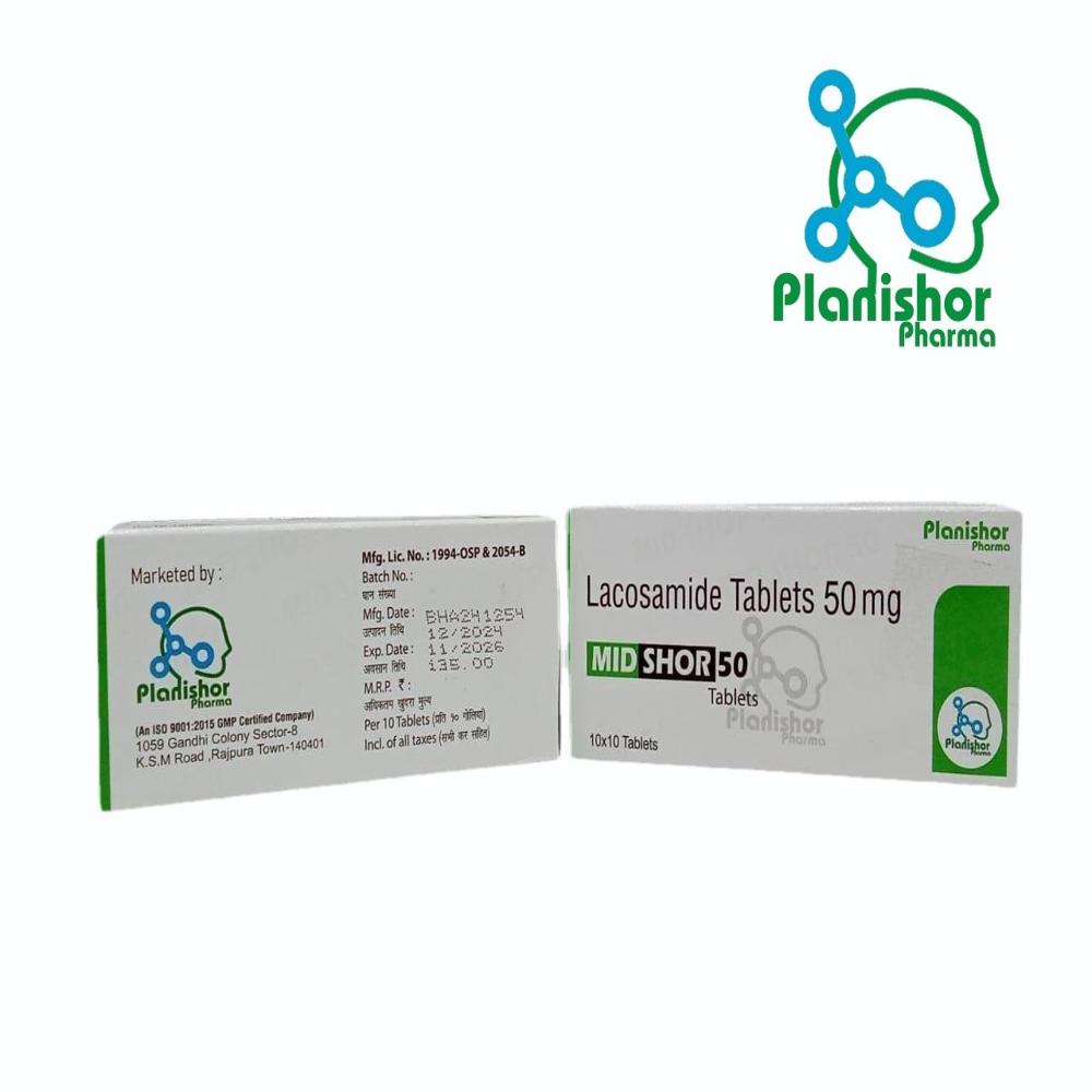 Lacosamide 50mg - Drug Type: General Medicines
