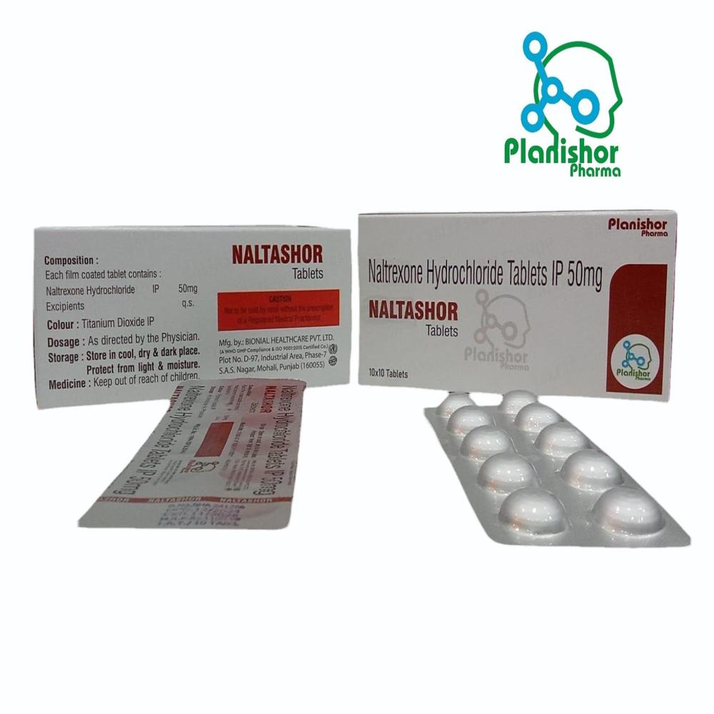Naltrexone 50 - Tablet Form, General Medicine For Adult Use | Recommended Under Doctor Supervision, Accurate Dosing, Store Cool & Dry