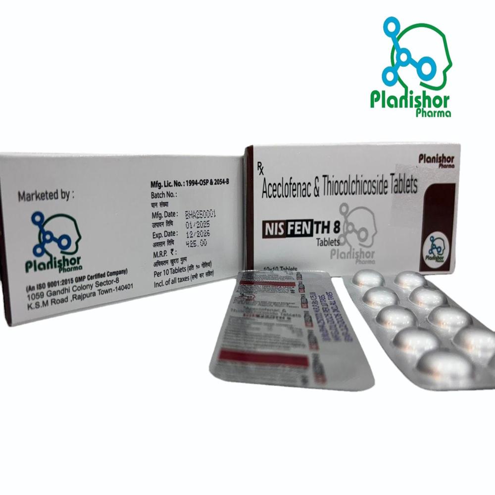 Aceclofenac 100 Mg+thiocolchicoside 8 Mg - Drug Type: General Medicines
