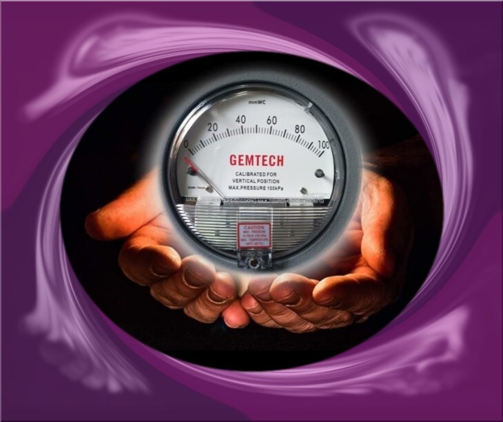 Gemtech Differential Pressure Gauge In Rice Whitener Machine