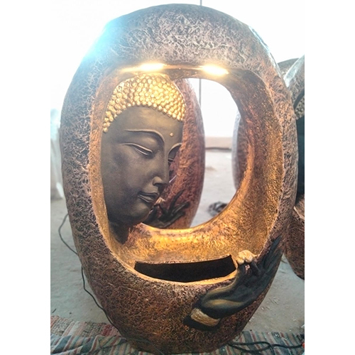 Oval Buddha Fountain