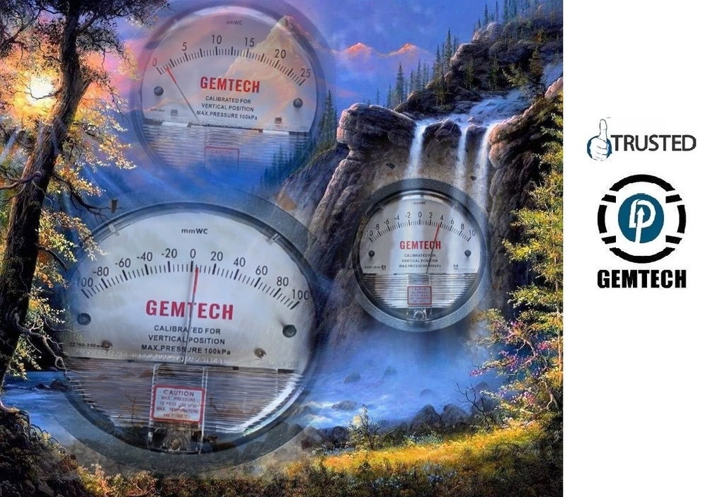 Gemtech Differential Pressure Gauges By Bommasandra Industrial Area Bangalore Karnataka - Accuracy: A 2% Of Full Span At 70 (21 (A 3% On -0