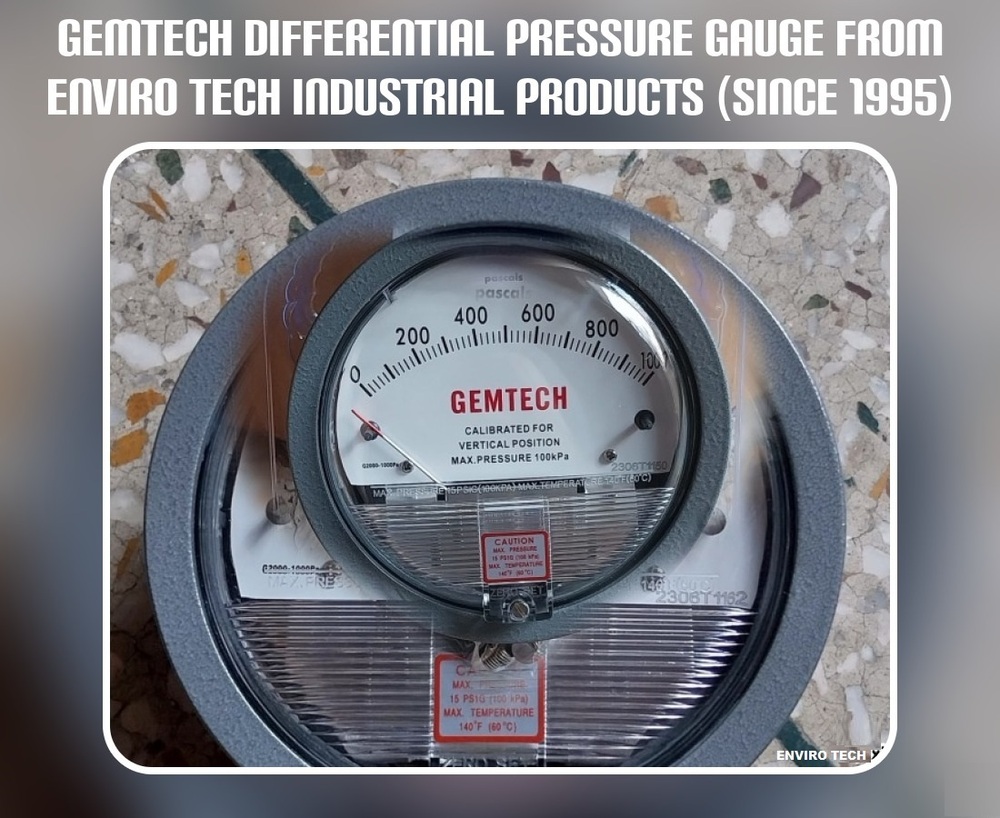 Differential Pressure Gauge Gemtech Instrument In Echelon Institutional Area Gurgaon - Accuracy: A 2% (-Ha Model A 1) Of Fs (A 3% (-Ha A 1.5%) On -0