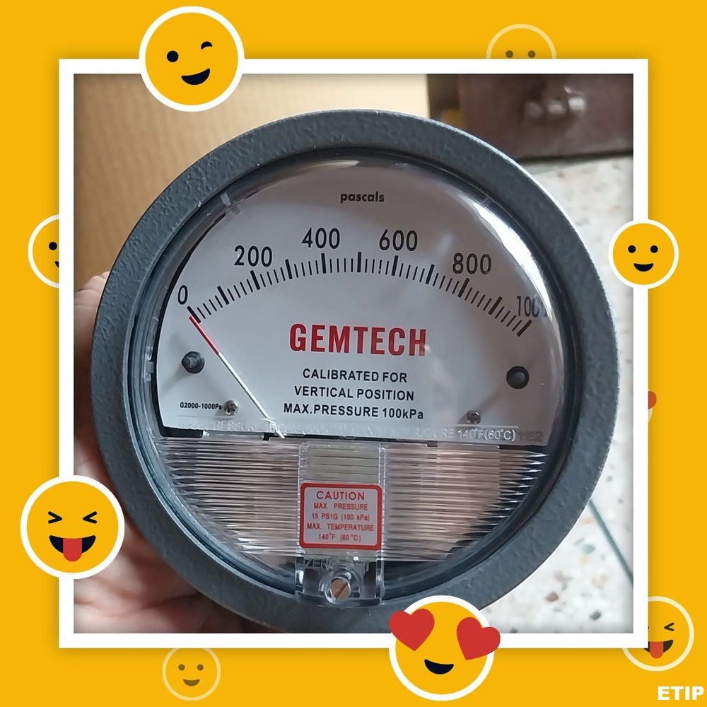 Gemtech Differential Pressure Gauge In Surajpur Industrial Area Greater Noida - Accuracy: A 2% (-Ha Model A 1) Of Fs (A 3% (-Ha A 1.5%) On -0