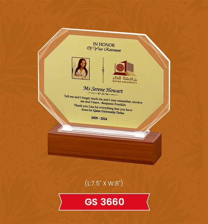 Glass Trophies