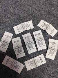 Cotton Label With Printed - Color: Multi