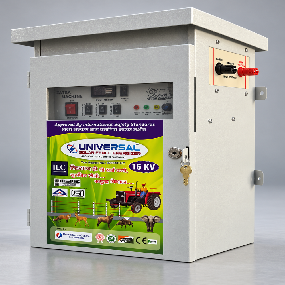 Outdoor Solar Fence Energizers - Application: Industrial