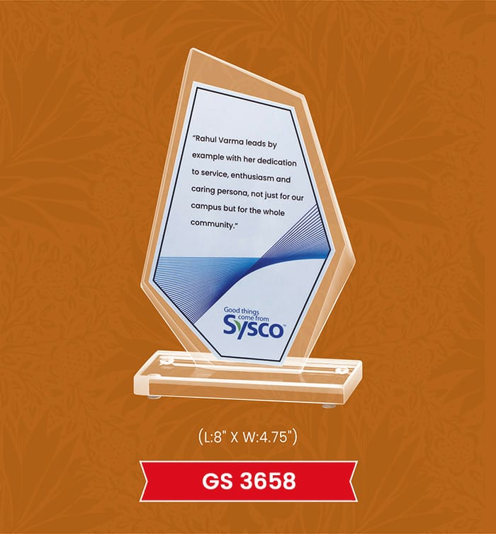 Corporate Glass Trophies