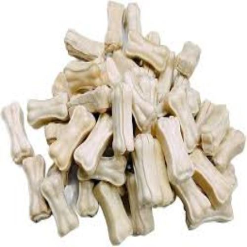 Raw Hide Bone for Pets - Natural Rawhide, Sizes: 2"-12" | Promotes Dental Health, Long-Lasting Chew, Ideal for All Breeds