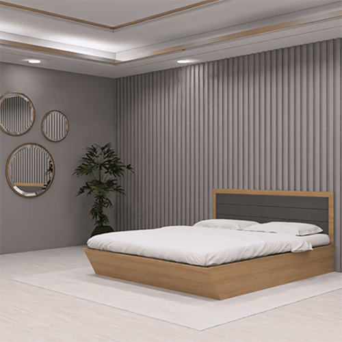 SBF Wooden Bed - Solid Wood, Modern Design, Available in Multiple Colors | Durable, Easy to Clean, Eco-Friendly, Water Resistant, Polished Finish