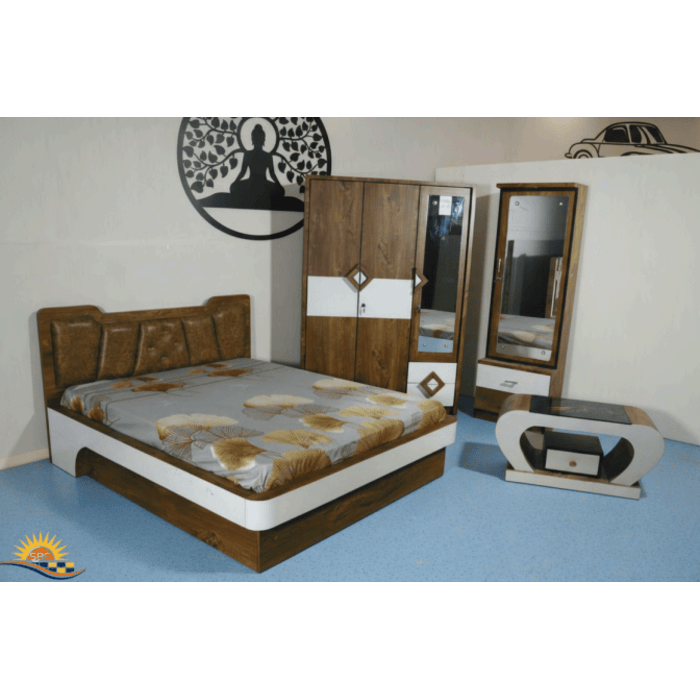 Wooden White Bedroom Set