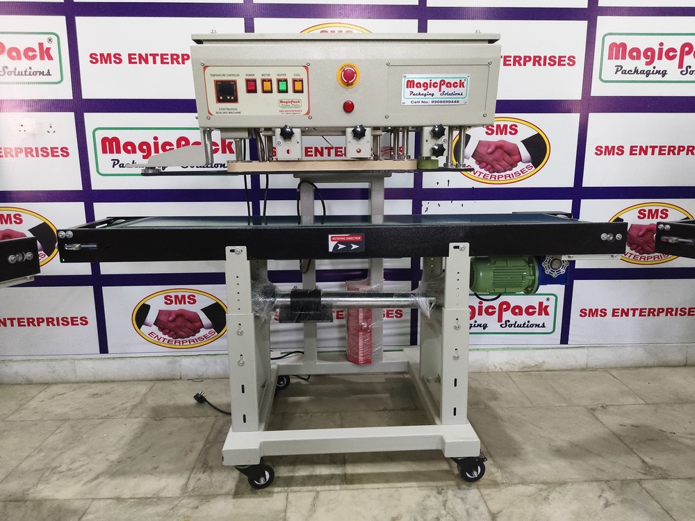 Head Adjustable Continuous Band Sealing Machine 5 - 10 KG
