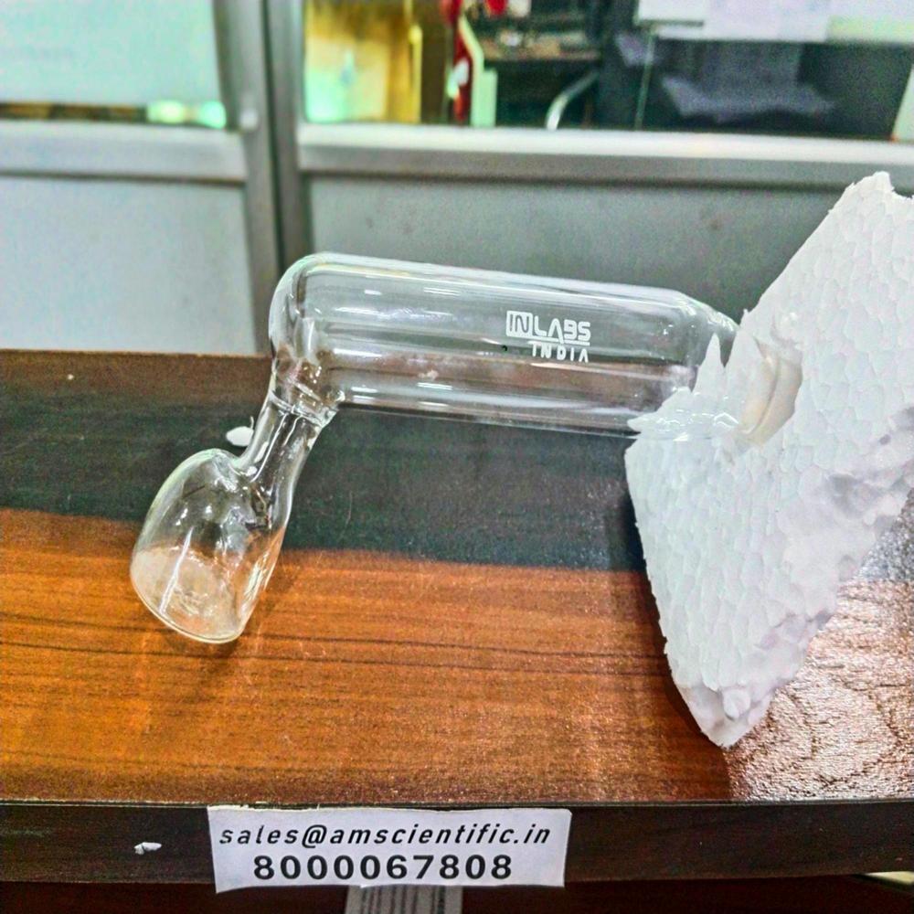 Bottle Mojonnier Glass Extraction Flask , - Color: Transparent