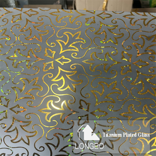 Titanium Coated Glass - 3.5mm To 4.8mm Thickness, 1830x1220mm To 1650x2140mm Sizes, Golden, Silver, Blue, Purple Colors | Solid Structure, Two-way Reflective Design, High Light Diffusion