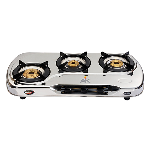 AK 308 Three Burner Gas Stove