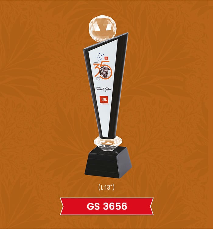 Glass Trophies with Crystal Ball