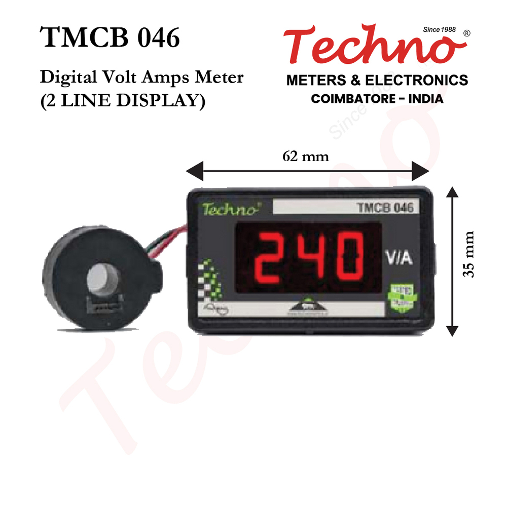Input Output Voltmeter For Stabilizer And Panel - Accuracy: Class 1