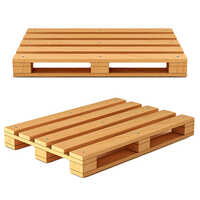 4 Way Pallet - Color: Natural Brown