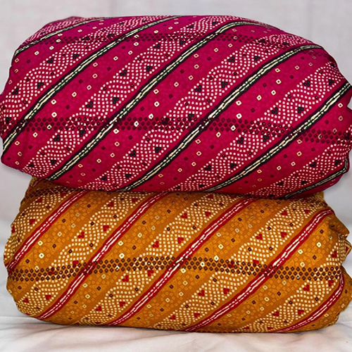 Rayon Prints Fabric - Attributes: Washable