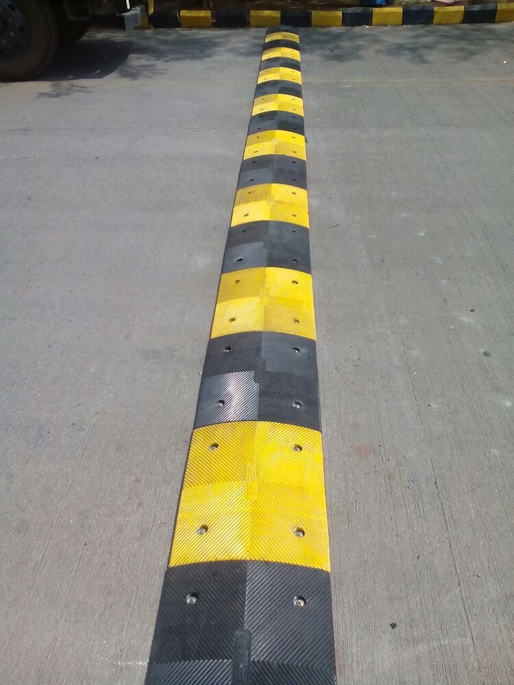 Yellow Rubber Speed Breakers - Feature: Heavy Duty