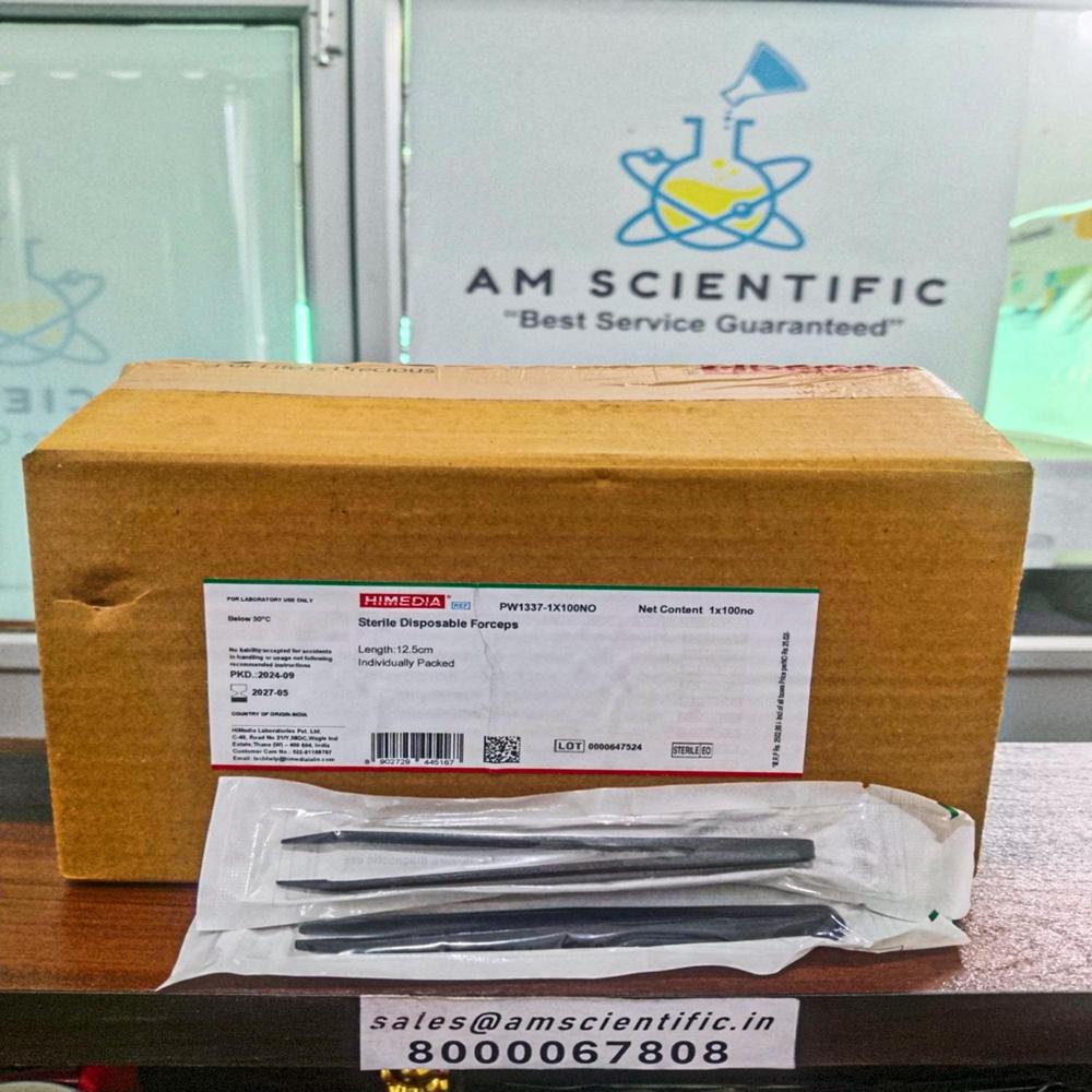 Disposable Forceps 12.5Cm - Physical Form: Solid