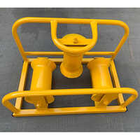 Corner Cable Roller - Color: Yellow Paint Coated