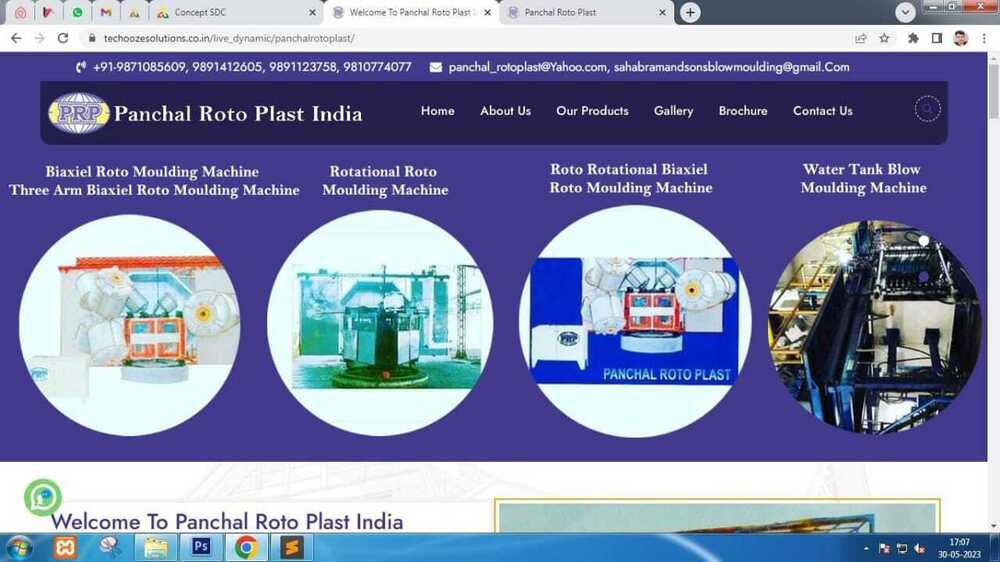 Roto Moulding Machine - Automatic Grade: Semi-Automatic